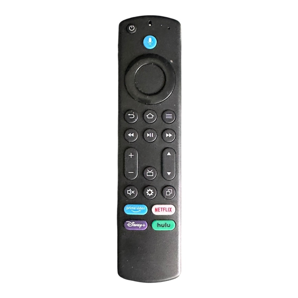 Amazon Alexa Voice Remote 3rd Gen Black Excellent Netflix Disney+‎ Hulu Buttons